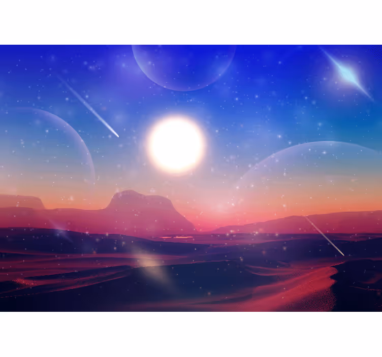Fototapete weltraum himmlische traumwelt - TenStickers