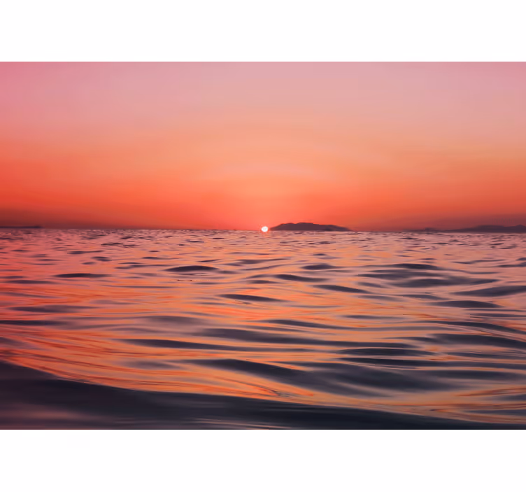 Fototapete meer dämmerung über dem meer - TenStickers