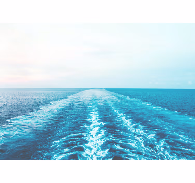 Fototapete meer blick auf den horizont des ozeans - TenStickers
