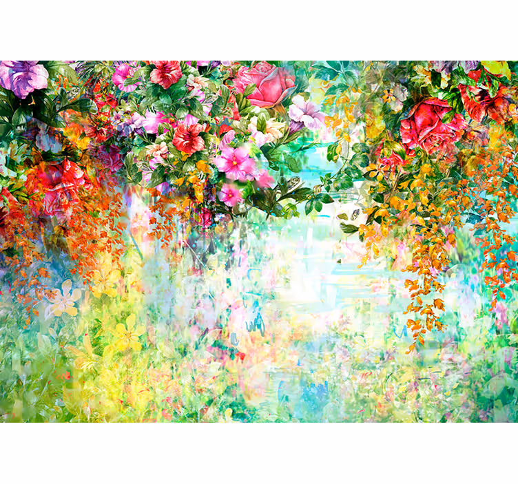 Fototapete blumen im floralen blütendesign - TenStickers