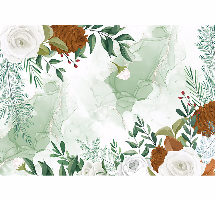 Fototapete blumen elegantes florales arrangement - TenStickers