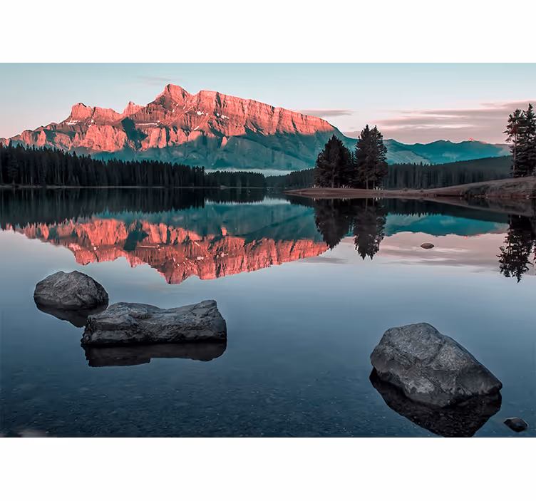 Fototapete landschaft berg echo landschaft - TenStickers