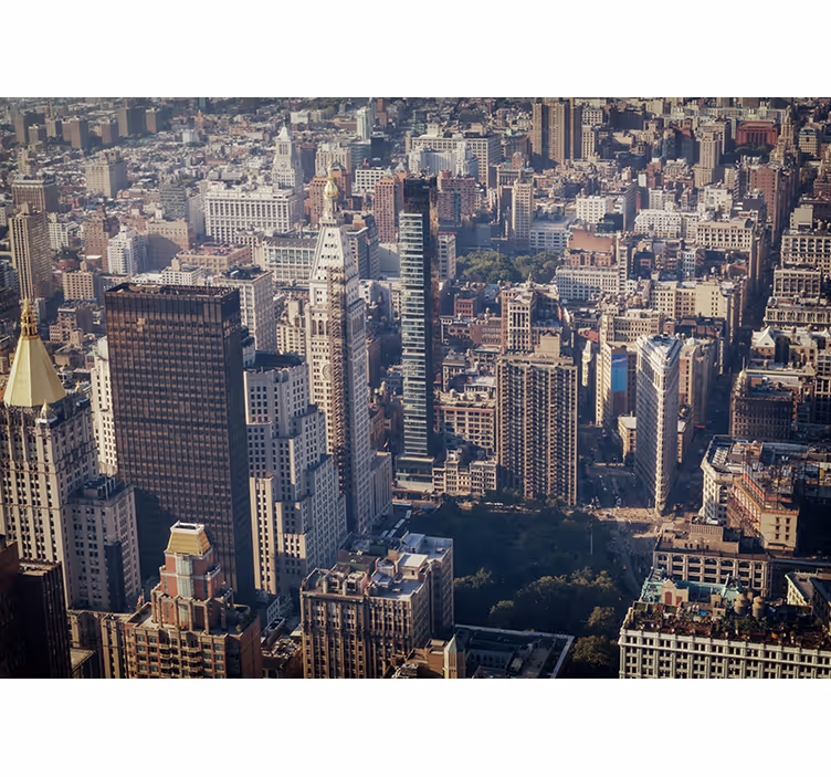 Fototapete städte urbaner ausblick - TenStickers