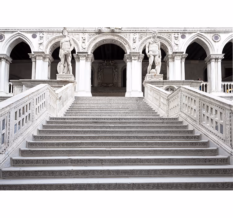 Fototapete 3D Treppen illusion architektur - TenStickers