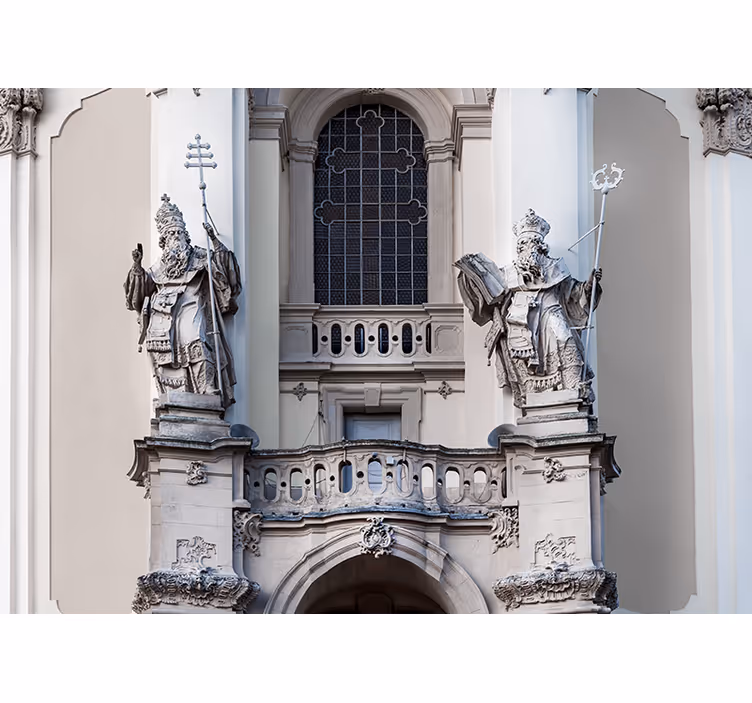 Fototapete klassische kunst königliche statuen - TenStickers