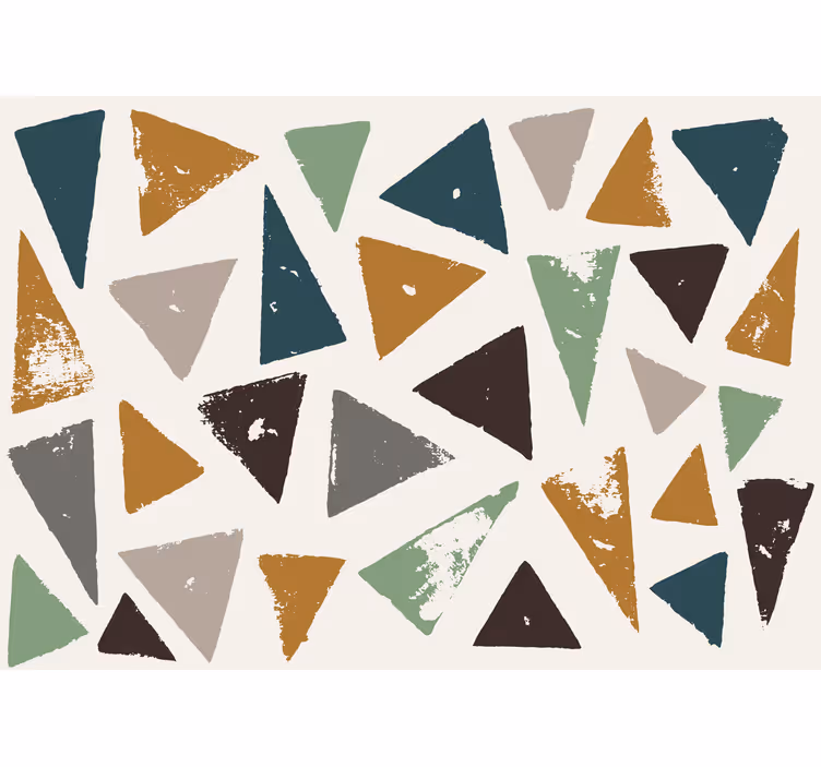Fototapete abstrakt zusammensetzung geometrischer formen - TenStickers
