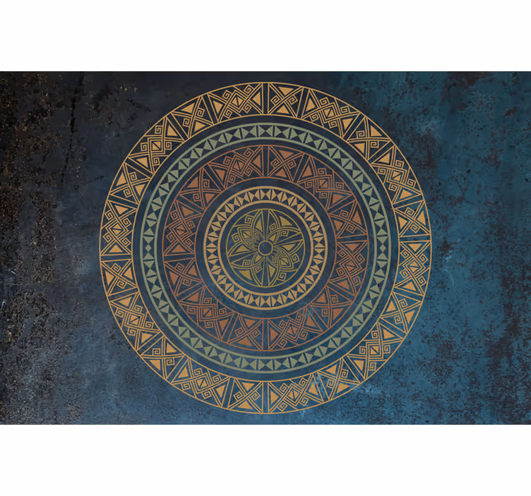 Fototapete mandala komplexe geometrische anordnungen - TenStickers