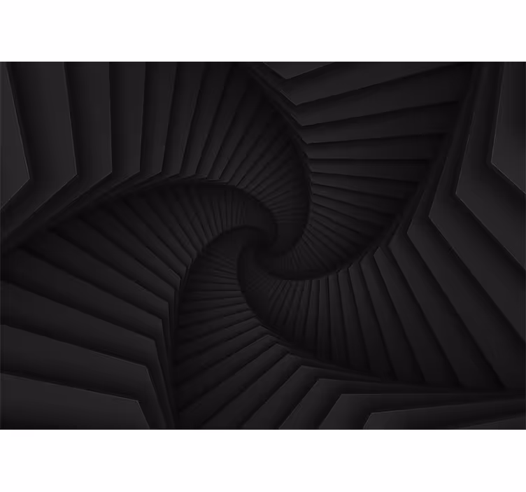 Fototapete abstrakt mit komplexer spiralform - TenStickers