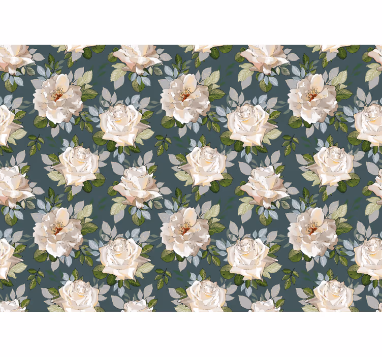 Fototapete blumen im rosendesign - TenStickers