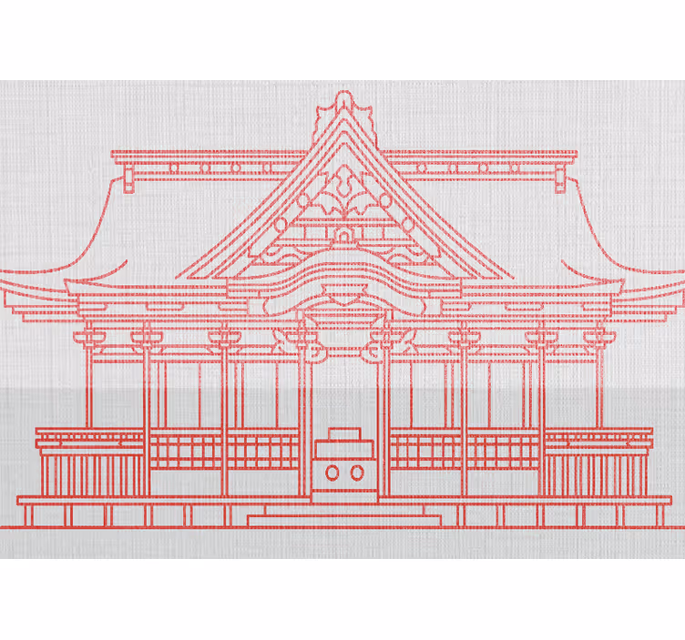 Fototapete städte traditionelle japanische architektur - TenStickers