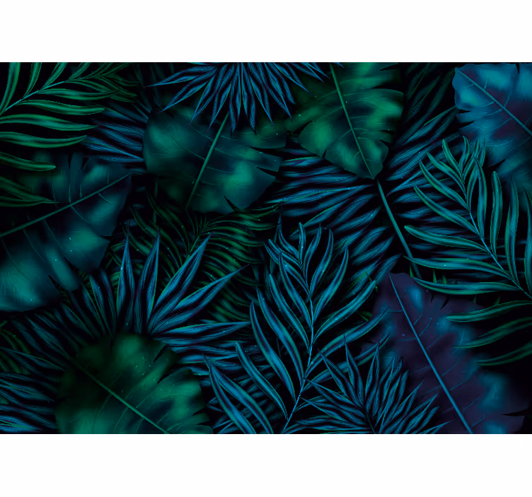 Fototapete natur exotisches blattwerk motiv - TenStickers