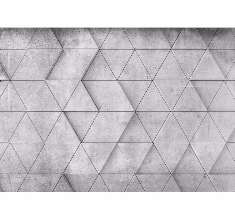 Fototapeten muster geometrisches betonmotiv - TenStickers