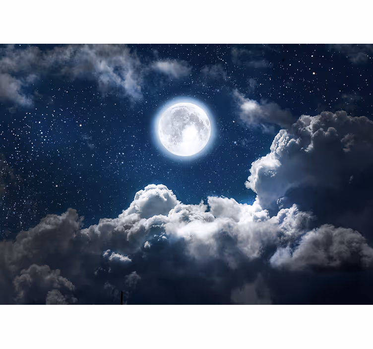 Fototapete himmel lunar abendhimmel - TenStickers