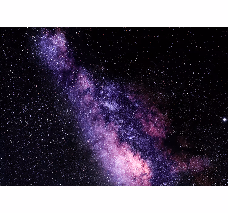 Fototapete Weltraum Schöne lila aussicht auf den weltraum - TenStickers