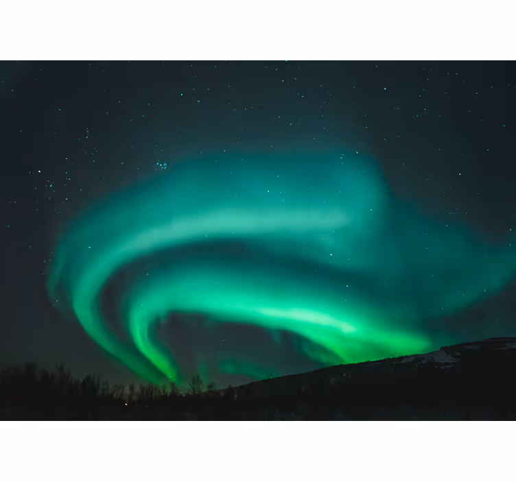 Fototapete natur nordlichter erlebnis - TenStickers