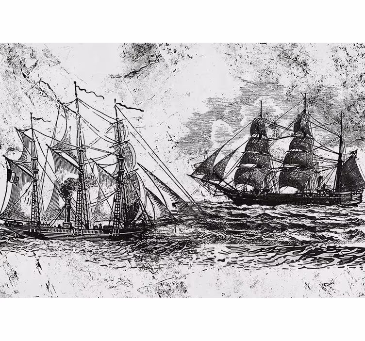 Fototapete fahrzeuge historische segelschiffe - TenStickers