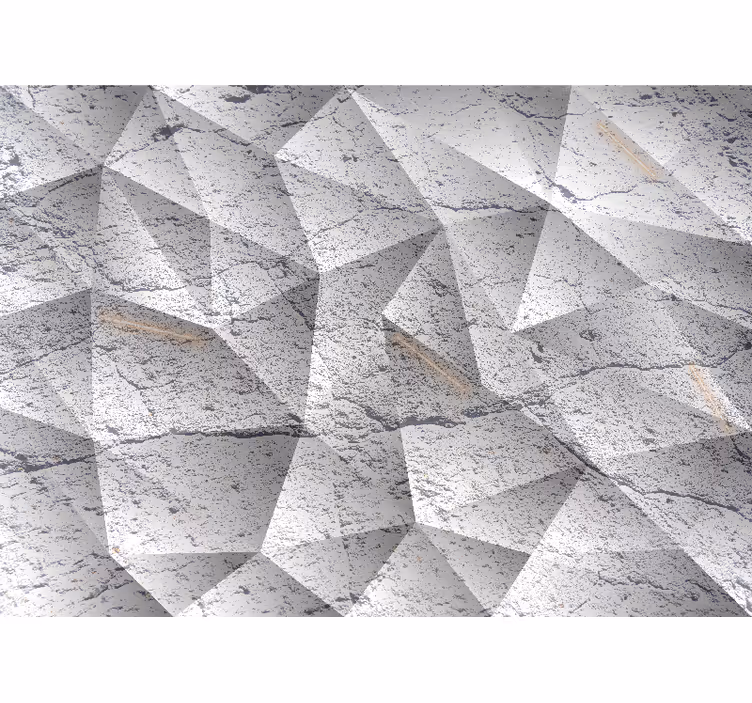 Fototapeten muster im geometrischen steinlook - TenStickers