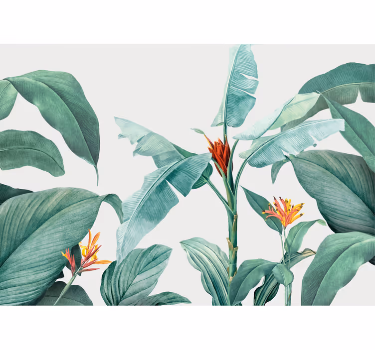 Fototapete weitere blumen tropisches pflanzenarrangement - TenStickers