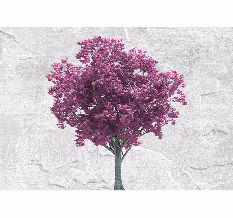 Fototapete blumen lila baumblüten - TenStickers