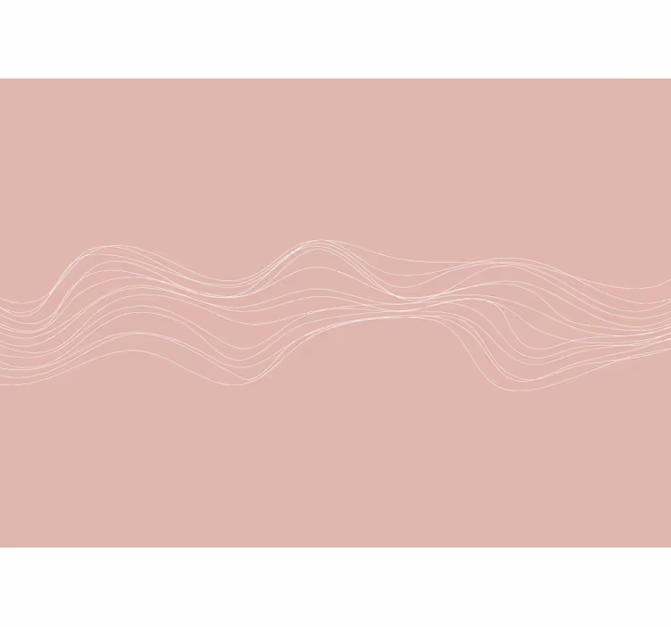 Fototapeten muster elegante geschwungene linien - TenStickers