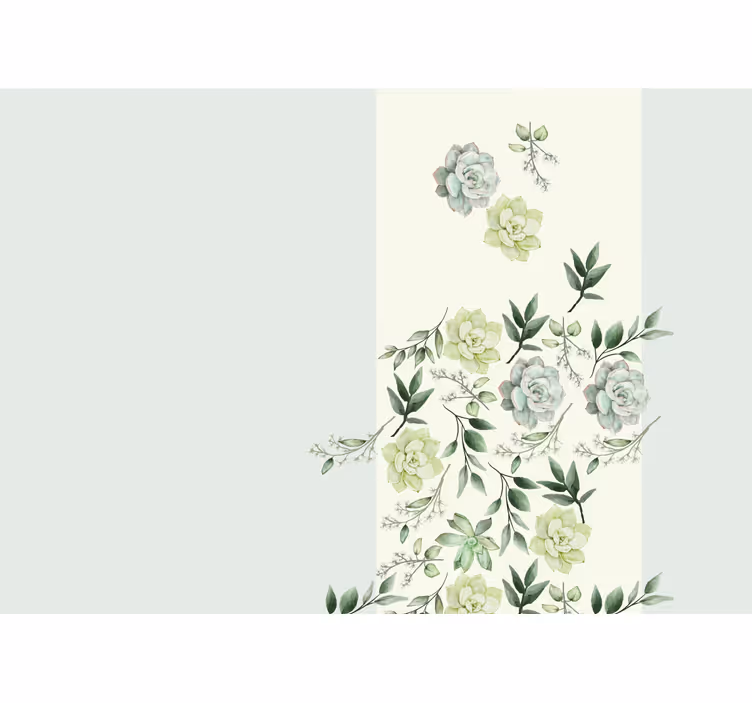 Fototapete blumen saftiges blumenarrangement - TenStickers