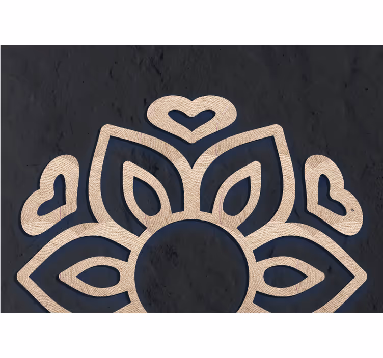 Fototapete buddha herzlotus design - TenStickers