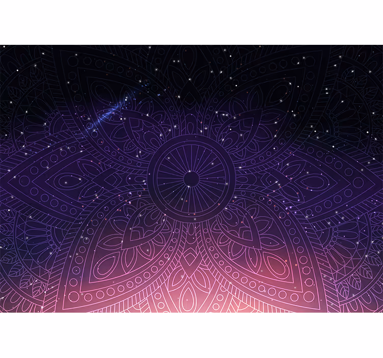 Fototapete mandala mit filigranem motiv - TenStickers