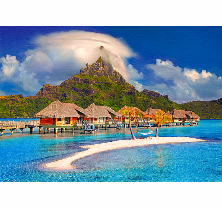 Fototapete landschaft tropischer inselurlaub - TenStickers