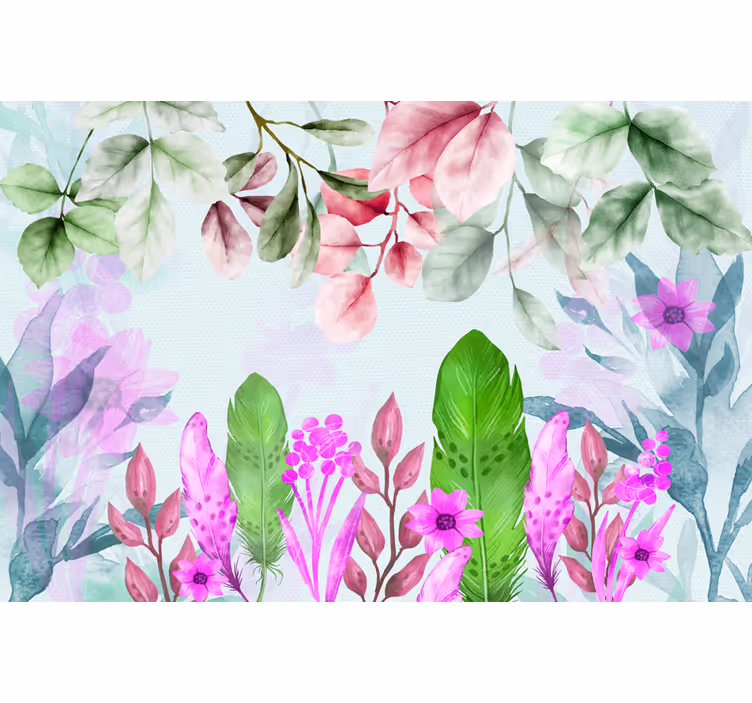 Fototapete Andere Blumen Boho-pflanzen - TenStickers