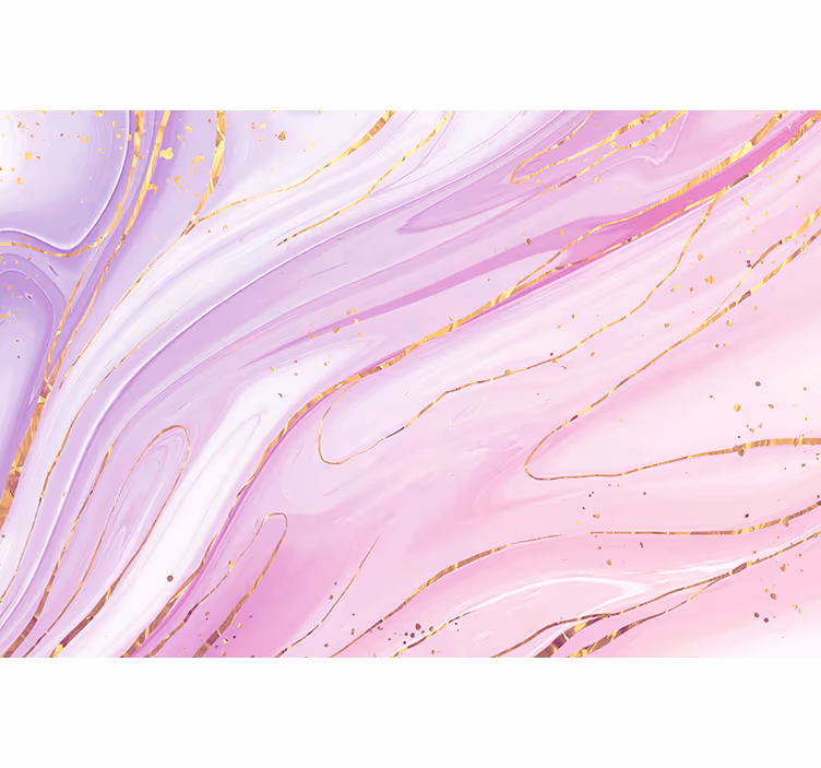 Fototapete 3D pinkes Marmor Fluid - TenStickers