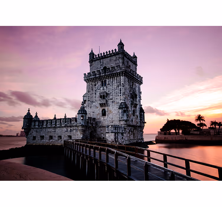 Fototapete andere Städte lissabon-turm - TenStickers