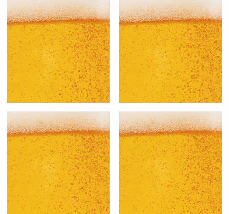 Bier Textur Bierdeckel Untersetzer  - TenStickers