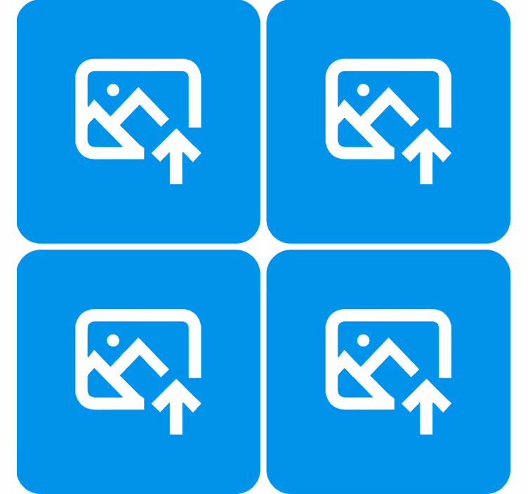 Untersetzer personalisiert Personalisiertes familienfoto - TenStickers
