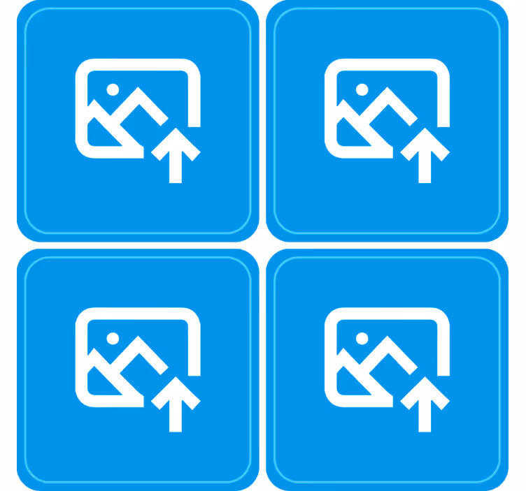 Untersetzer personalisiert Paar foto - TenStickers