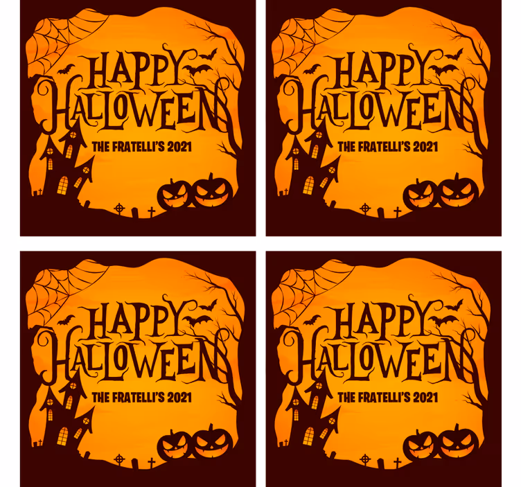 Halloween untersetzer für gruselige feiern - TenStickers