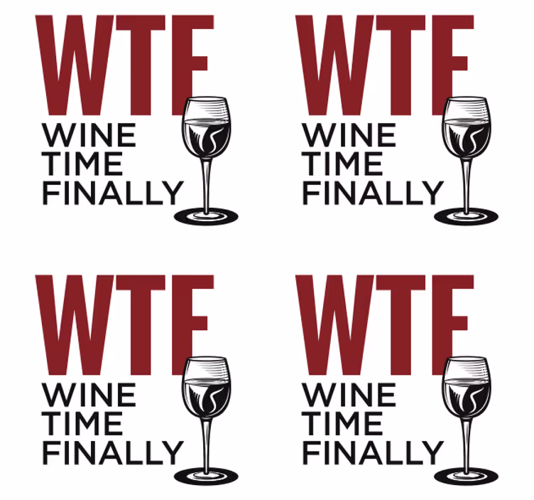 Bierdeckel sprüche zur weinzeit wtf - TenStickers
