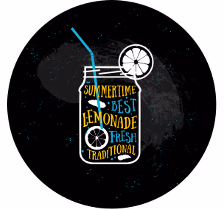 Untersetzer vintage Aperitif-wegweiser - TenStickers