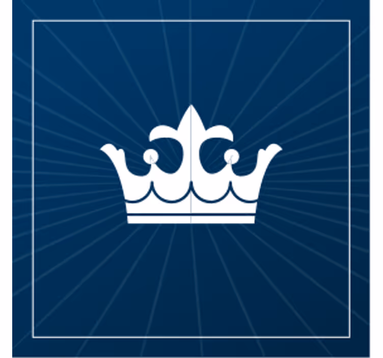 Untersetzer bier mit kronenemblem design - TenStickers