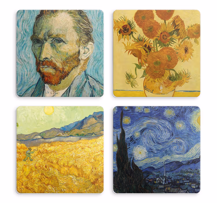 Van goghs kunst mehr Untersetzer - TenStickers