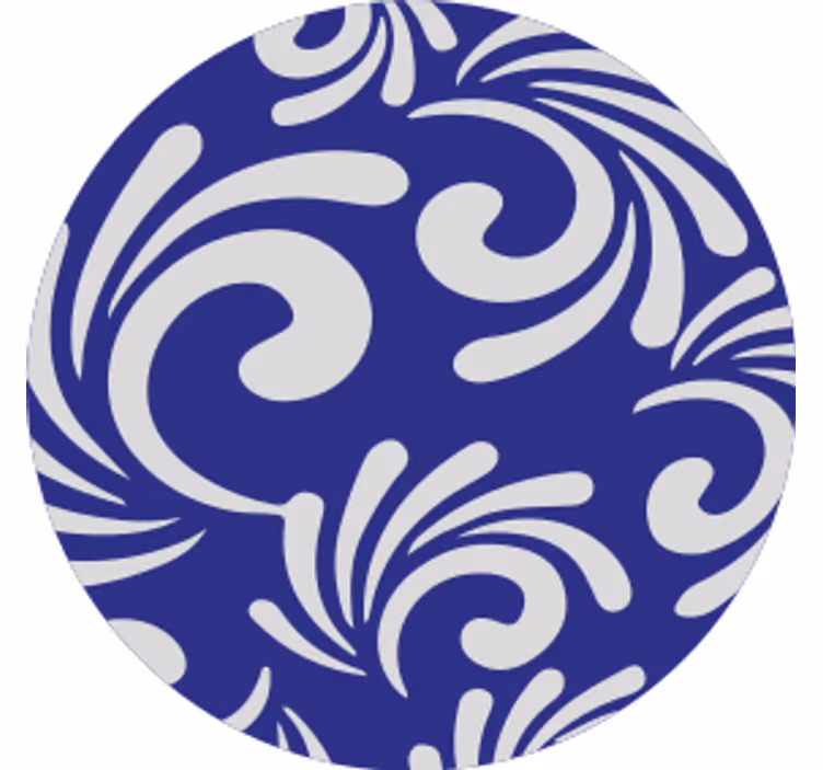 Untersetzer mit wirbelndem musterdesign - TenStickers