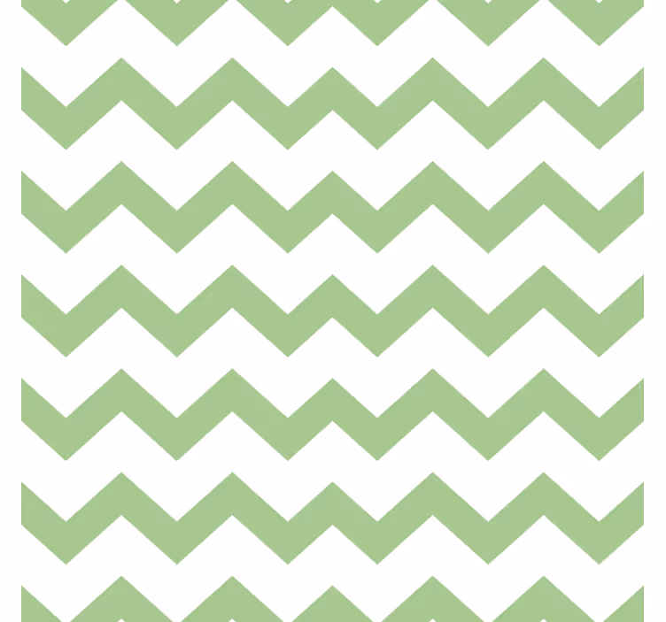 Untersetzer chevron-muster in grün - TenStickers