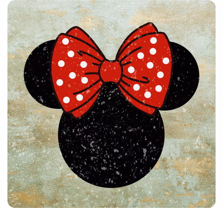 Untersetzer vintage Vintage minnie maus - TenStickers