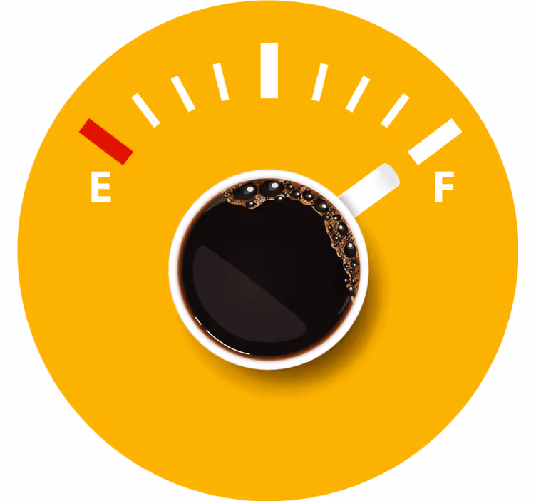 Personalisierte untersetzer mit kaffeestandanzeige - TenStickers