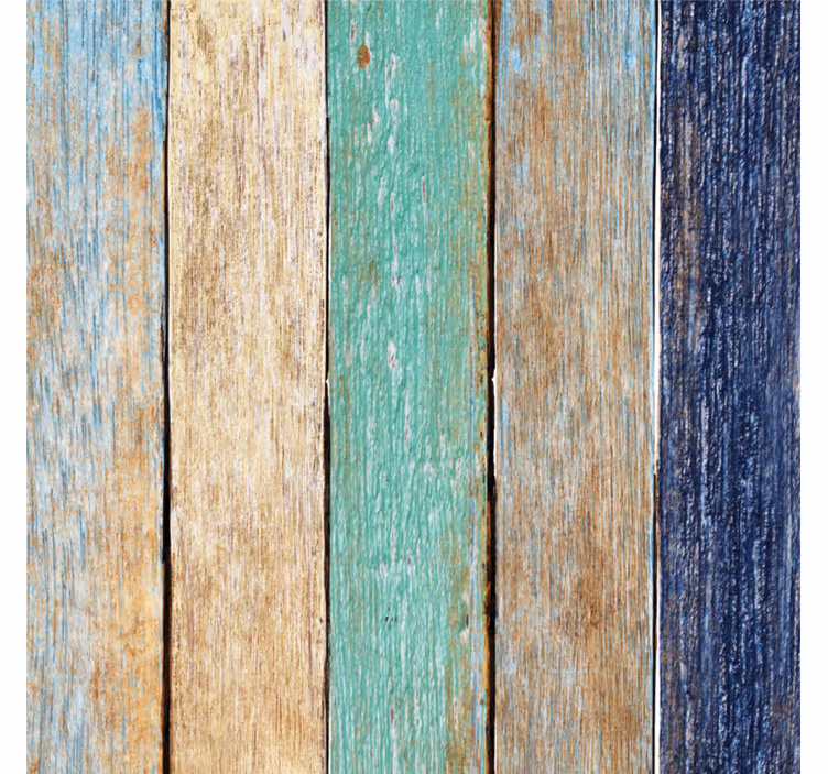 Untersetzer aus verwittertem holzplanken - TenStickers