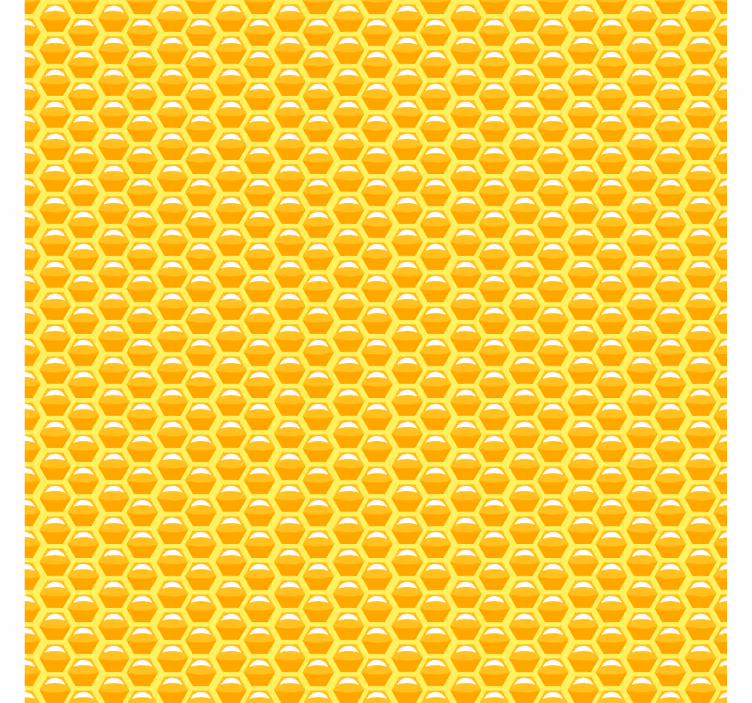 Gelbe wabe mehr Untersetzer - TenStickers