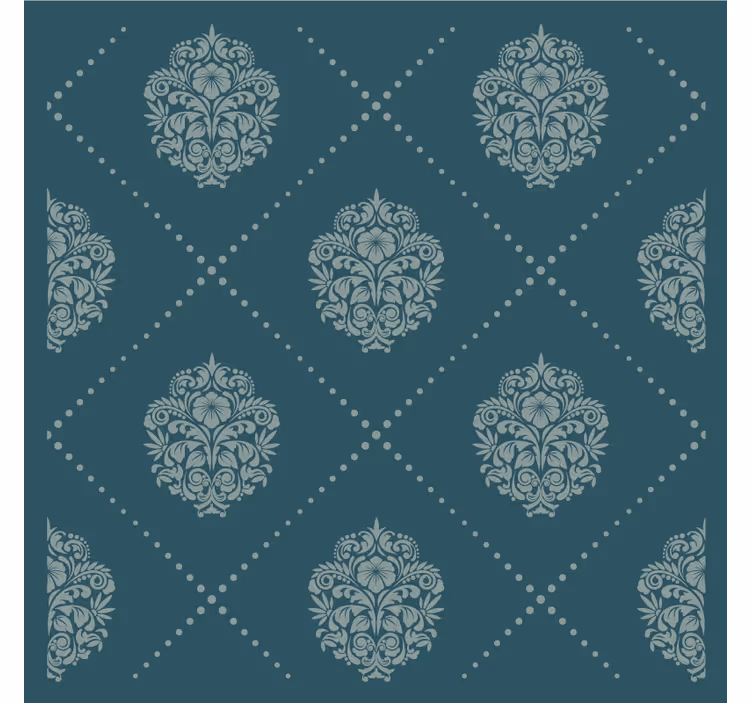 Untersetzer mit anmutigem blumenmuster - TenStickers