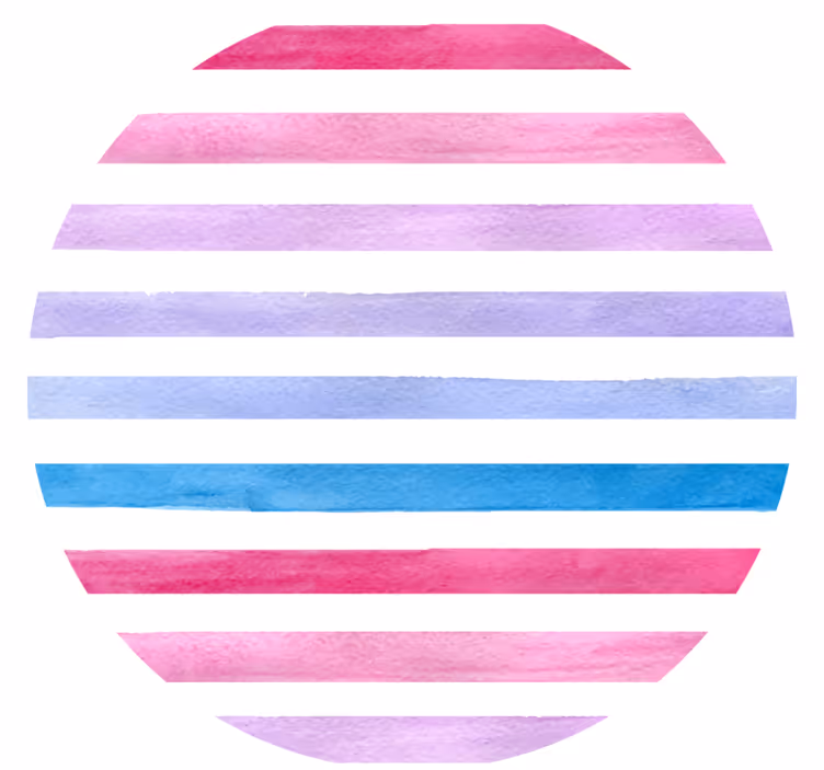 Untersetzer im aquarellstreifen-muster - TenStickers
