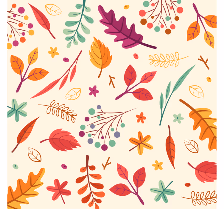 Untersetzer geek mit bunten blumenmotiven - TenStickers