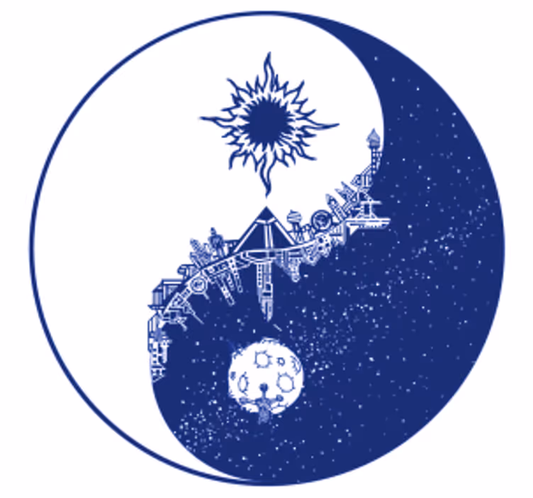 Untersetzer bier himmlische kosmische szene - TenStickers