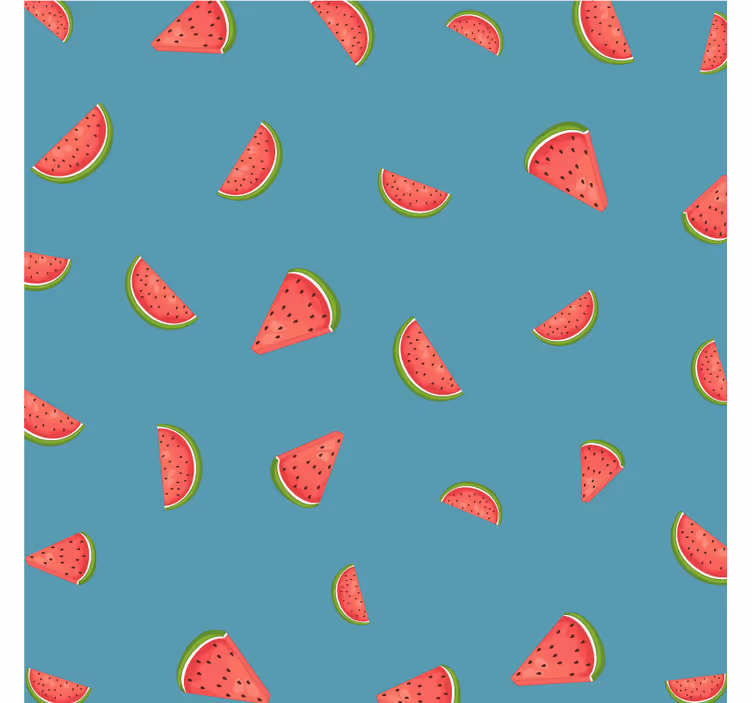 Untersetzer modern mit buntem wassermelonenmuster - TenStickers